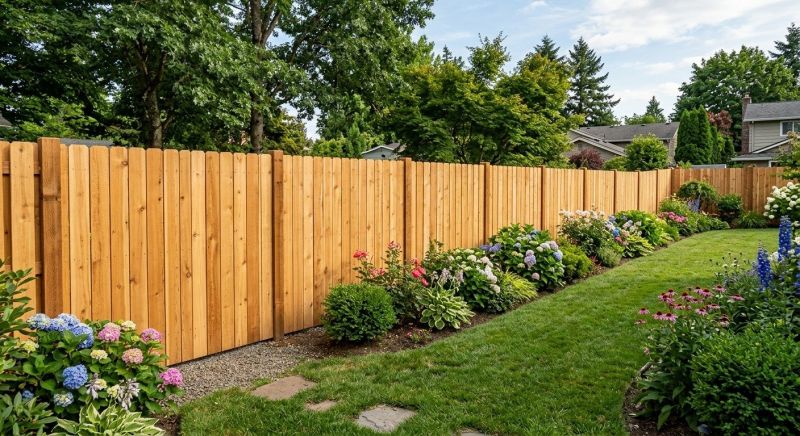 Cedar Fence Replacement in Sacramento, CA